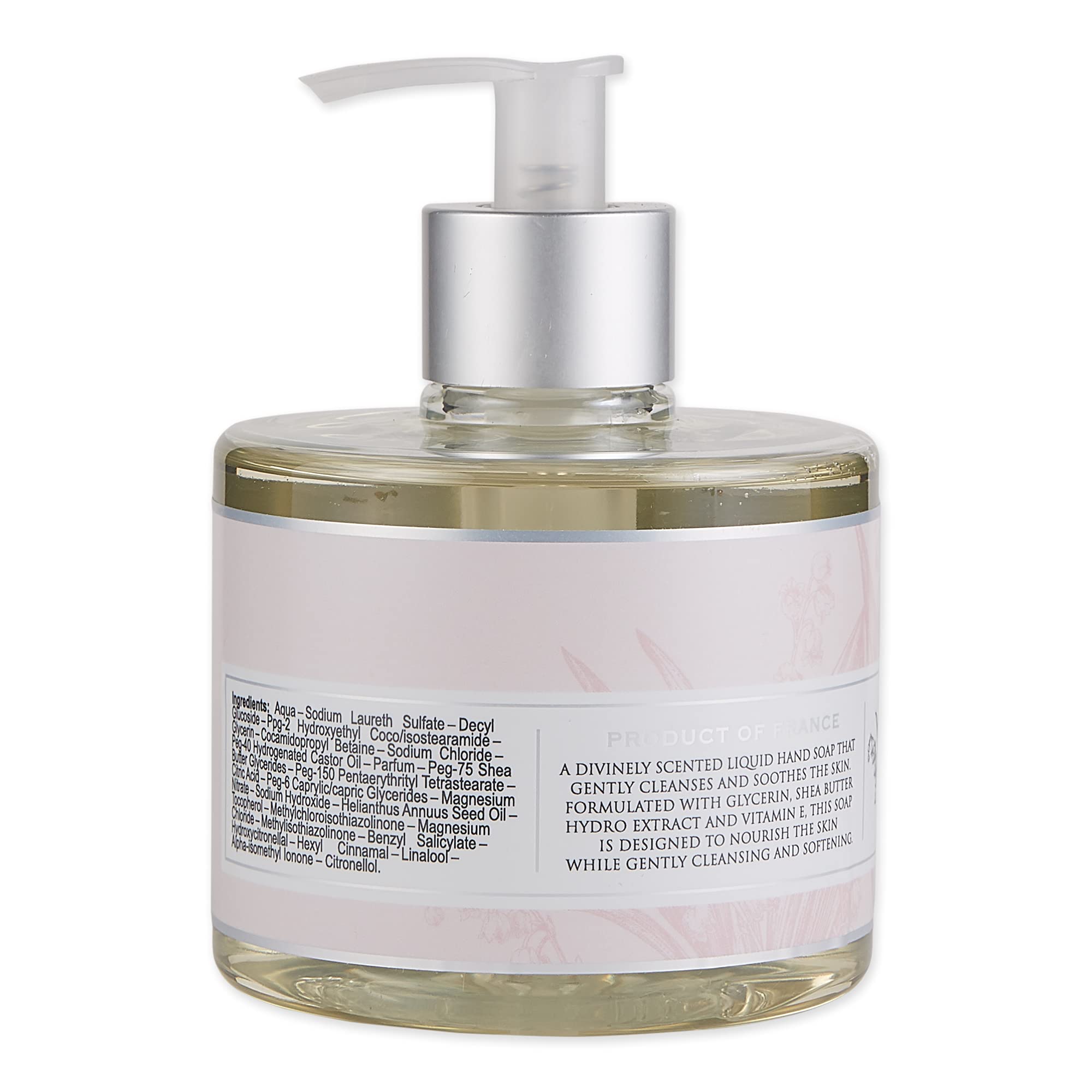 European Soaps 35101LY Pré de Provence Lily of the Valley Heritage Liquid Soap